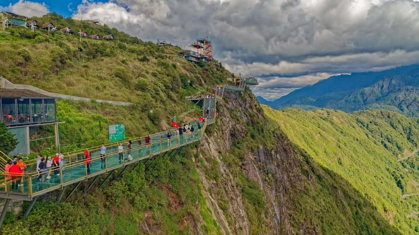 From Sapa: Glass Bridge and Silver Waterfall Group Tour - Making the most of the mountain views