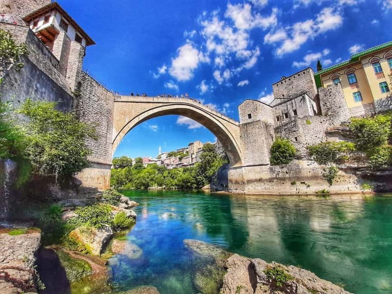 From Sarajevo: Mostar, Kravice Waterfalls and 4 Cities Tour - Konjic and Jablanica set the historical tone
