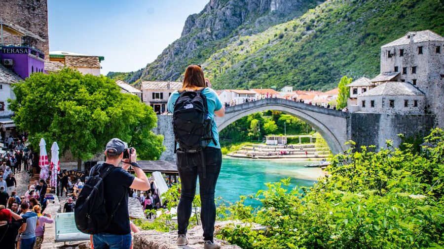 From Split and Trogir: Mostar Tour with Kravica Waterfalls - A short stop in Počitelj
