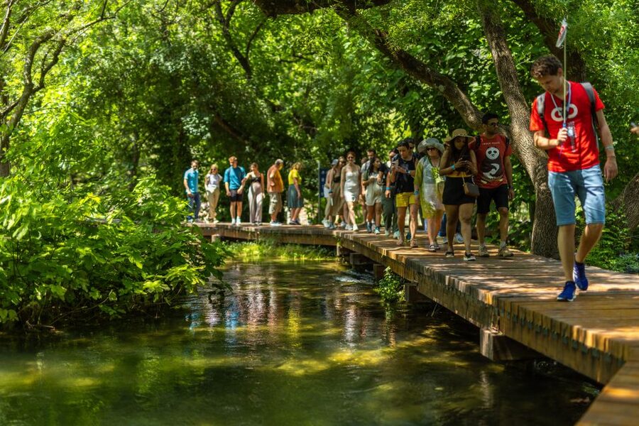 From Split: Krka National Park Tour - Skradin offers a slower finish