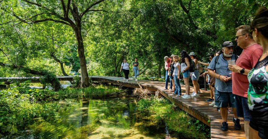 From Split: Krka Waterfalls Cruise & Trogir Walking Tour - The 45-minute ride from Split