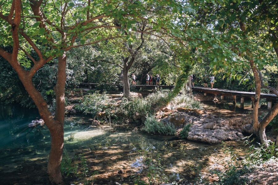 From Split: Krka Waterfalls Tour with Boat Cruise & Swimming - The boat ride from Krka to Skradin