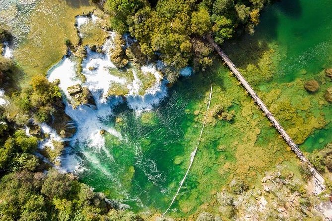 From Split: Krka Waterfalls Trip with Boat Cruise and Swimming - The boat connection between Krka and Skradin