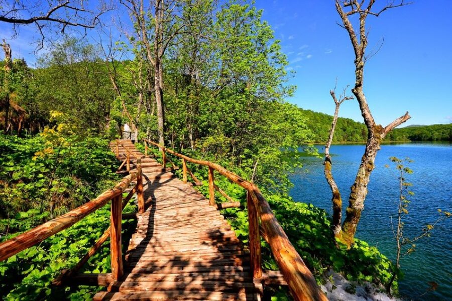 From Split or Trogir: Plitvice Lakes Trip with Entry Ticket - The morning coach ride from Split or Trogir