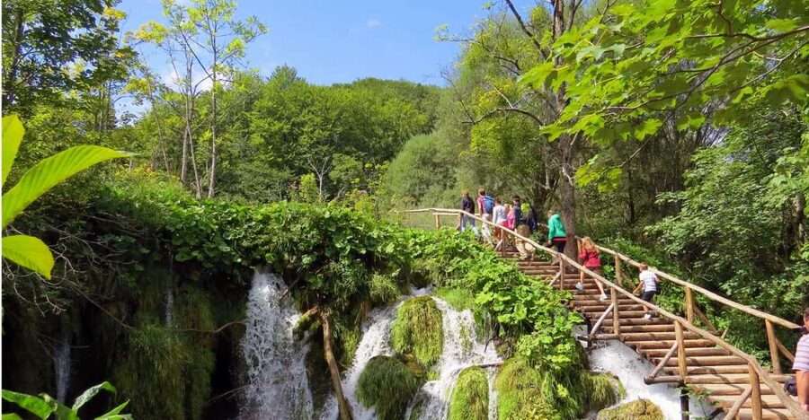 From Split: Plitvice Lakes Full-Day Trip - Three hours north by air-conditioned coach