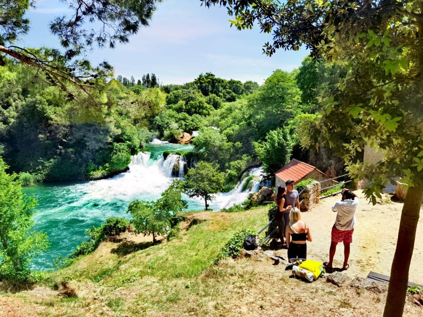 From Split & Trogir: Krka Waterfalls Day Tour with Boat Ride - Skradin gives you 90 minutes to slow down