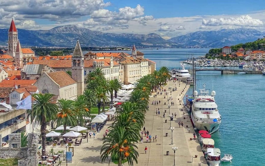 From Split/Trogir: Private Krka Waterfalls and Trogir Tour - The drive to Krka with a local guide