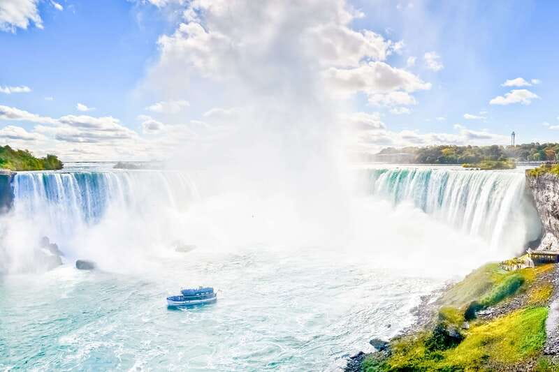 From Toronto: Niagara Falls Tour with Cruise & Maple Tasting - The summer cruise beside the Horseshoe Falls