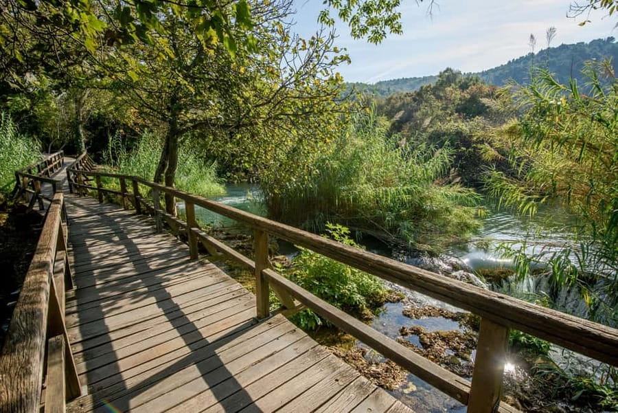 From Trogir, Seget & Okrug: Krka Waterfalls Culture Tour - Two hours for Šibenik’s cathedral and old streets