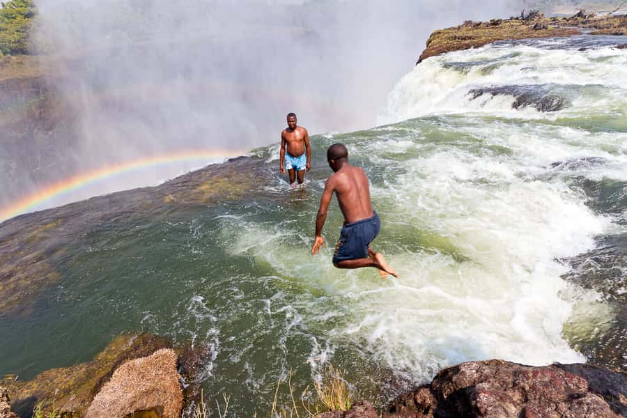 From Victoria Falls: Livingstone Island Tour & Devils Pool - Choosing the right pool for the water level