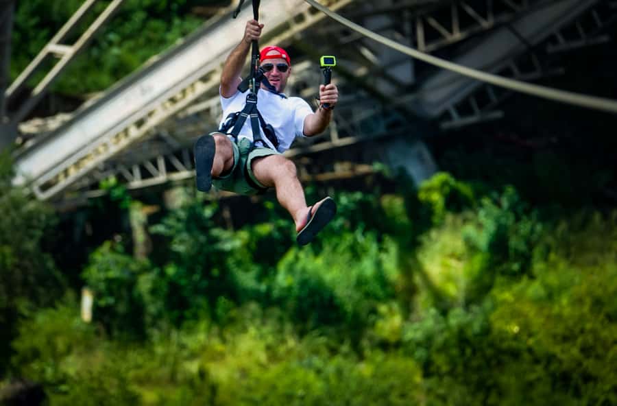 From Victoria Falls: Zip Line from the Victoria Falls Bridge - Getting there and deciding on a transfer