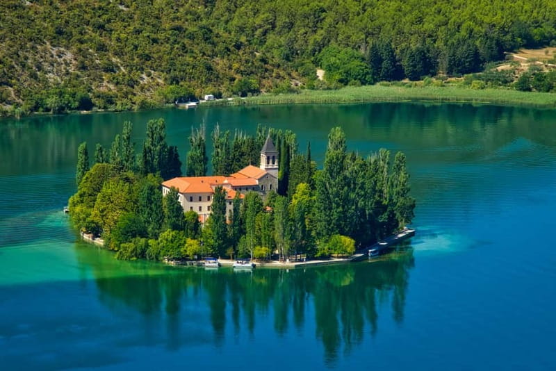 From Zadar: Krka Waterfalls AFTERNOON Tour -TICKETS INCLUDED - The panoramic boat ride into Krka National Park