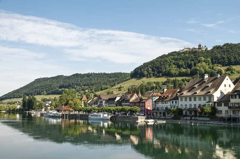 From Zurich: Stein am Rhein and Rhine Falls - The optional boat ride near the falling water