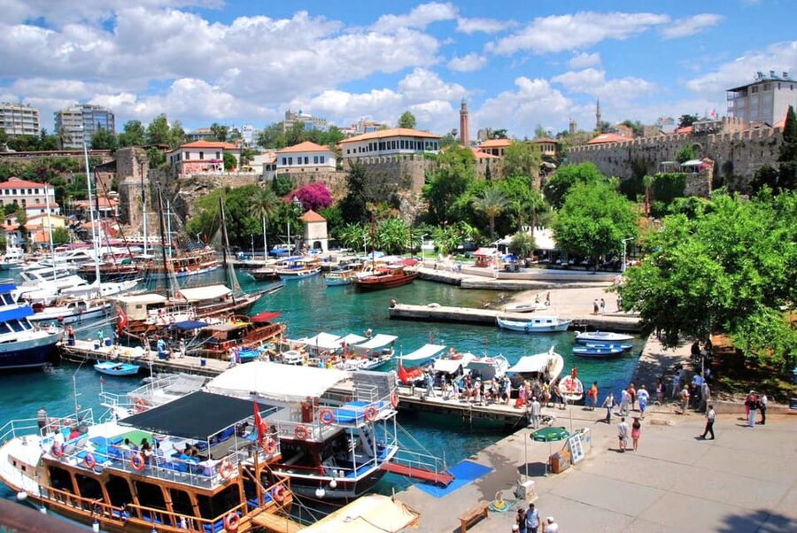 Full-Day Antalya City Tour & Düden Waterfall from Side - The road from Side to Antalya
