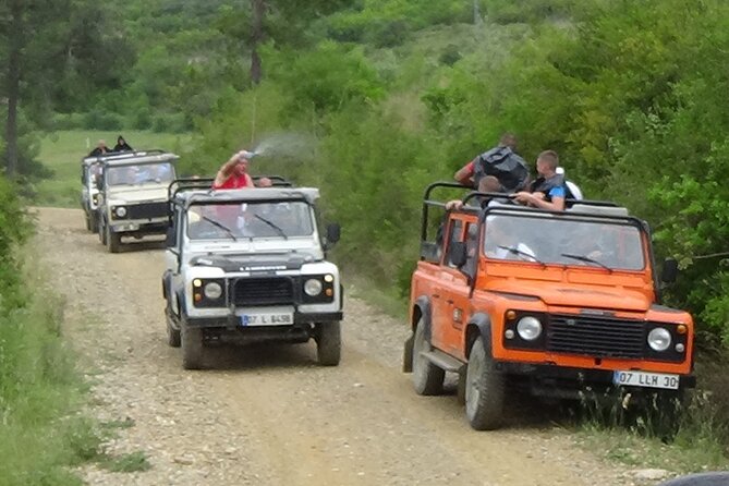 Full-Day Fun Jeep Safari:Through Waterfalls Villages Green Canyon - Manavgat Mosque and a Useful Pause