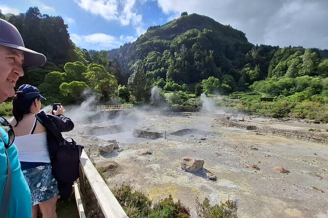 Furnas: Volcano Wonders, Tea Plantation & Waterfall Tour - Santa Iria Lookout and the north coast