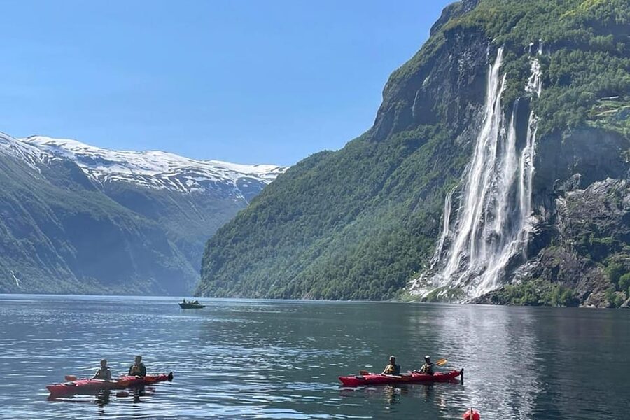 Geiranger Fjord Boat Tour with Waterfall Tasting - Mountain farms and the human side of the fjord