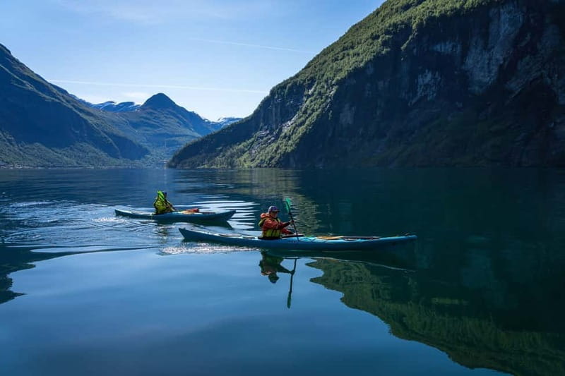 Geiranger: Kayak Tour with Waterfall Views - How difficult is the three-hour outing?