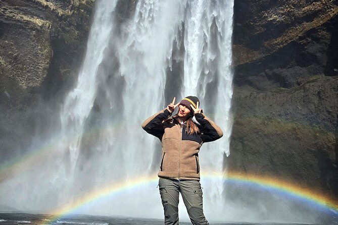 Glacier Hike, South Coast Waterfalls & Black Sand Beach - Seljalandsfoss: bring a waterproof layer