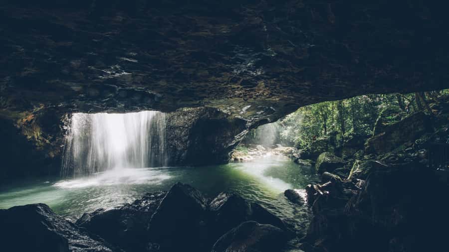 Gold Coast: 6 Waterfalls, Koalas & Natural Bridge Day Tour - Purling Brook Falls and Canyon Lookout