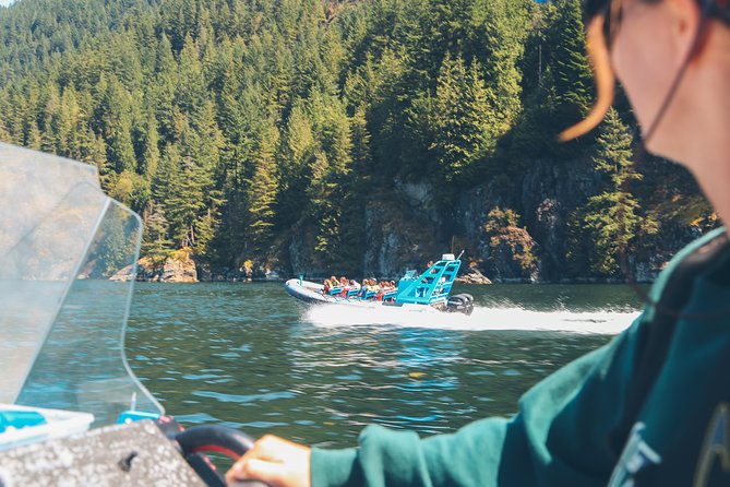 Granite Falls Zodiac Tour by Vancouver Water Adventures - Entering Indian Arm and Granite Falls