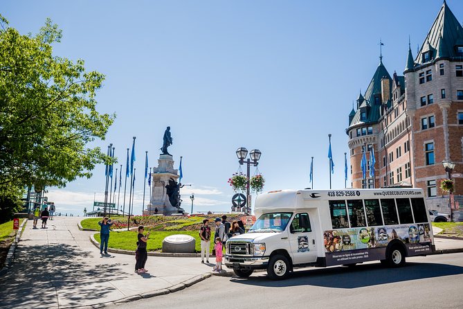 Group Excursion of Quebec City and Montmorency Falls - Parliament and the Fontaine de Tourny