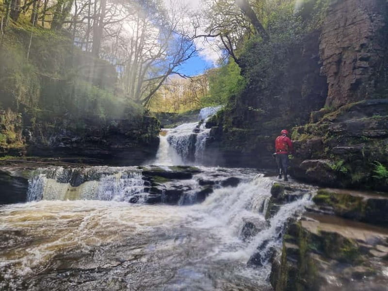 Guided Breacon Beacons 4 waterfalls in day hike from Cardiff - Sgwd Gwladys and the later walking sections