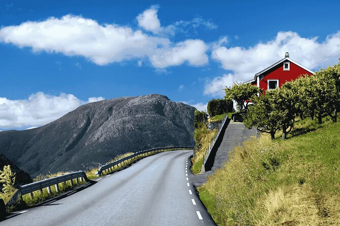 Guided tour to Hardangerfjord with Waterfalls and Ferry Crossing - Walking behind Steinsdalsfossen