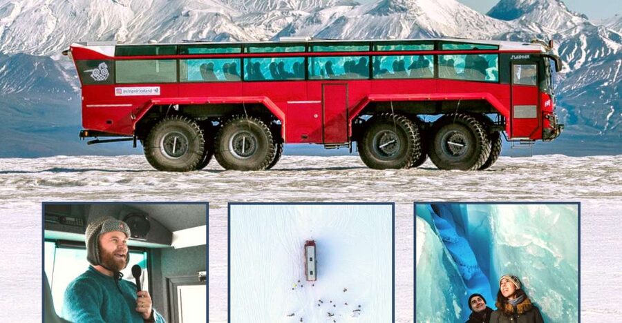 Gullfoss: Ice Cave and Glacier Tour in Glacier Monster Truck - From Gullfoss to Langjökull in four hours