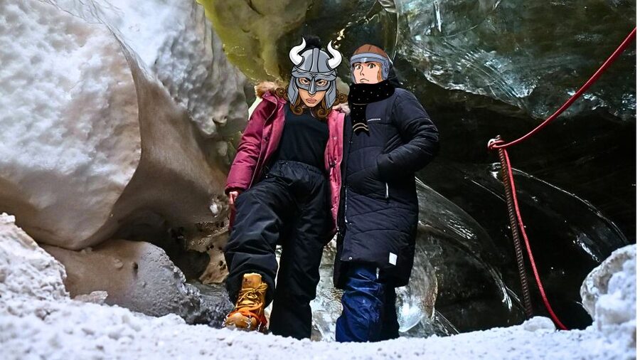 Gullfoss: Ice Cave and Glacier Tour in Glacier Monster Truck - Inside Langjökull’s blue ice cave