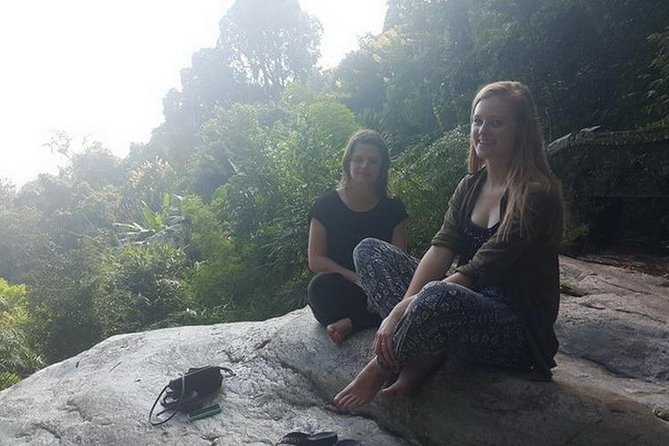 Half Day, Monk Chat Meditation Retreat on Waterfall Temple, Chiang Mai, Thailand - Learning walking and sitting meditation beside the waterfall