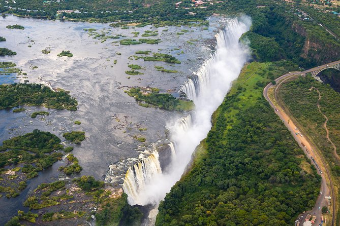 Helicopter Scenic Flight over Victoria Falls 12-13 minutes Flight - Why an aerial view changes Victoria Falls
