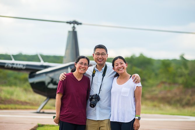 Helicopter Scenic Flight over Victoria Falls 12-13 minutes Flight - Pickup, timing, and communication