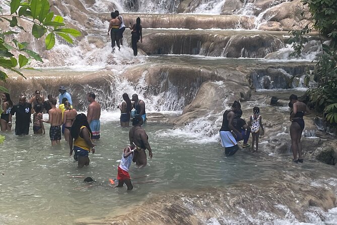Horseback Riding and Swimming then Dunn's River Falls - Dunn’s River Falls is a real workout