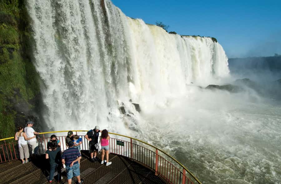 Iguassu Falls: Guided Tour & Macuco Safari on Pontoon Boats - The wet finish near Devil’s Throat