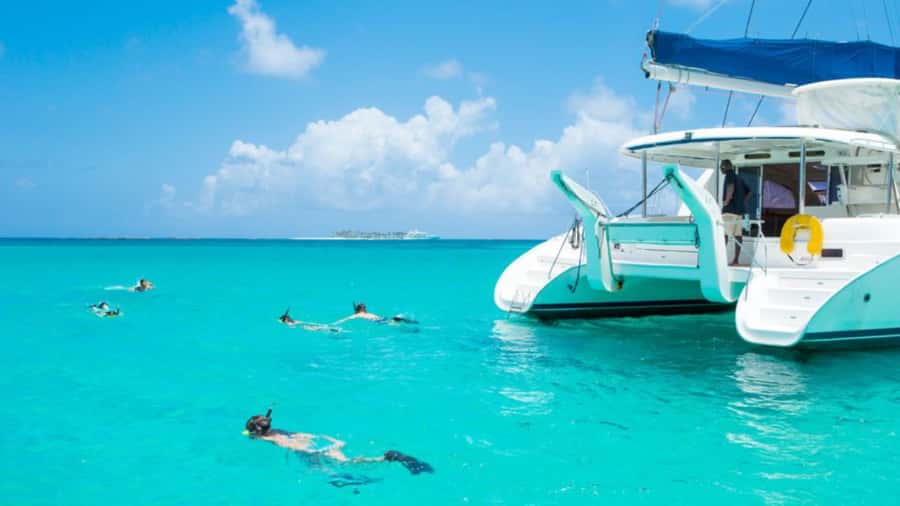 Ile Aux Cerfs Catamaran Cruise & Waterfalls- Lunch & Drinks - Grand River South East and the 500-meter waterfall trip