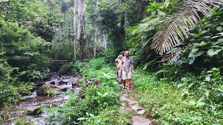 Jakarta: Active Volcano, Waterfall &beautiful local village - Local food and a slower lunch stop