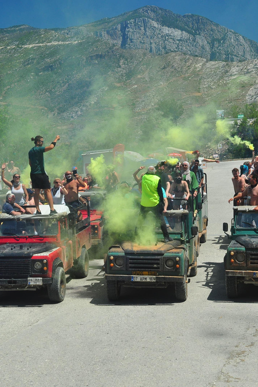 Jeep Safari-Lunch-Boat-Canyon-Waterfall-Foam,Water Party - Green Canyon and the road to Oymapınar