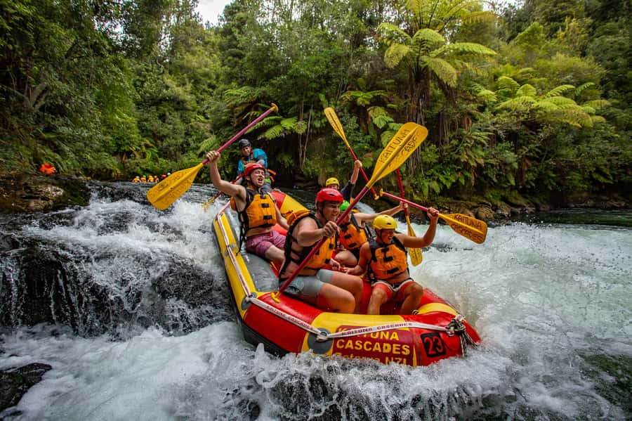 Kaituna River and Tutea Falls Whitewater Rafting - The Tutea Falls moment