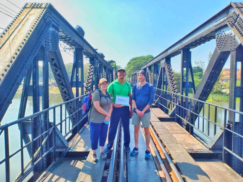 Kanchanaburi: Erawan Waterfall & Train Full-Day Tour - The Bridge on the River Kwai closes the day