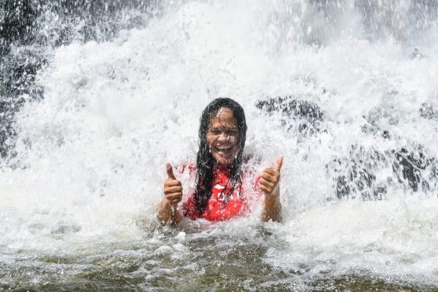 Kauai: Guided Hike and Waterfall Swim - Bamboo Falls makes the first strong stop