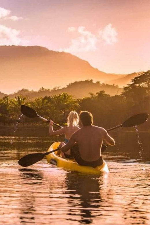Kauai: Guided Kayak and Hike to Secret Falls - A calm start on the Wailua River
