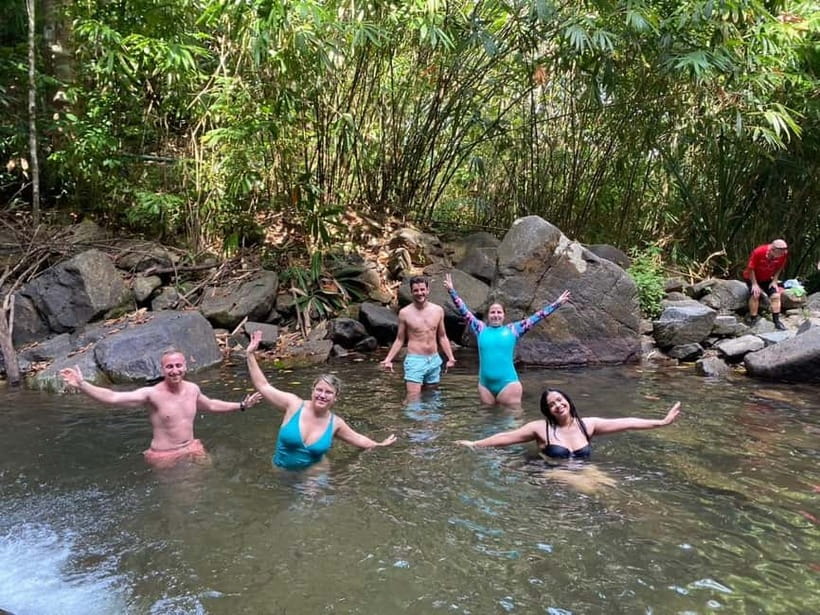 Khao Lak’s Best: Elephant Sanctuary,Rubber Tapping&Waterfall - Meeting the rescued elephants