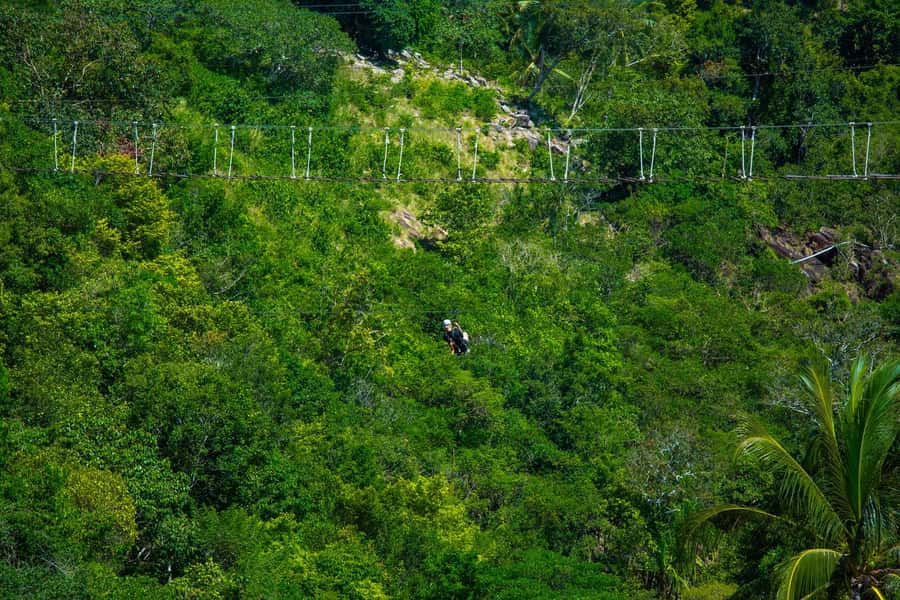 Ko Pha Ngan: Sky-High Zipline & Wang Sai Waterfall Views - Package D is the fastest way to get airborne