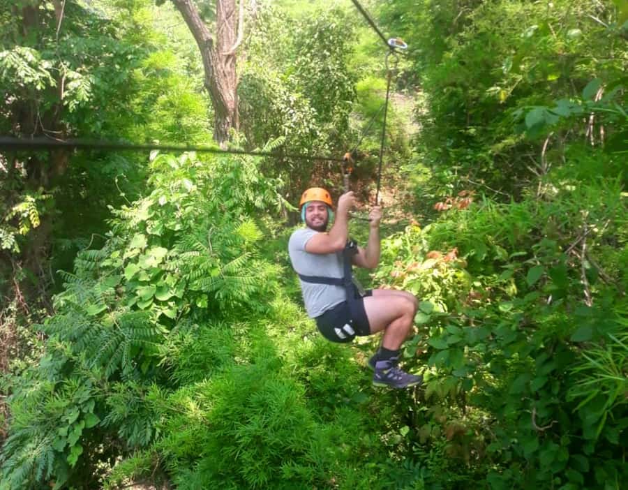 Ko Samui: Tree Bridge Jungle Zipline and Waterfall Adventure - Safety, height, and the level of effort