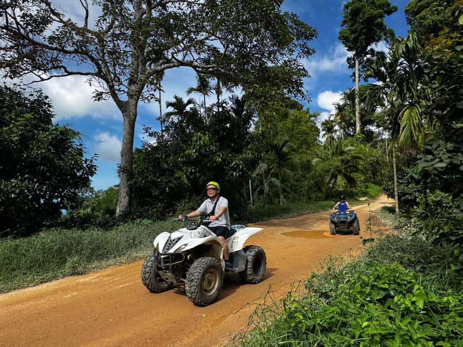 Ko Samui: X Quad Beginner Waterfall ATV Tour (1 Driver) - The ride back and refreshments at basecamp