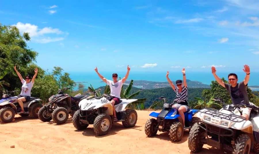 Koh Samui: Jungle, Mountains and Waterfalls ATV Tour - Waterfalls, rivers, and plantation tracks