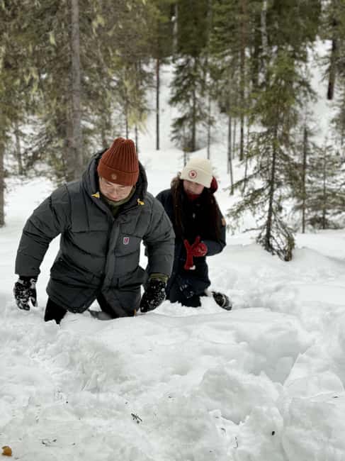 Korouoma Canyon Frozen Waterfalls Hike & Private Teepee BBQ - The private teepee BBQ and hot drink