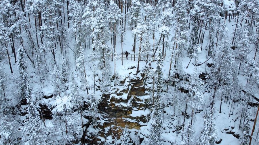 Korouoma: Frozen Waterfall Hiking Tour - Leaving Rovaniemi in a warm van