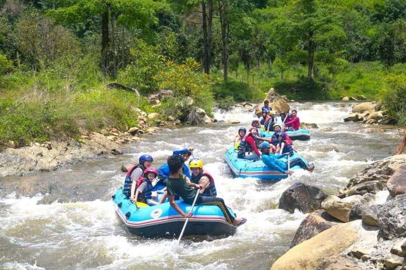 Krabi: 5km Rafting and Waterfall Tour - The waterfall stop after the rapids